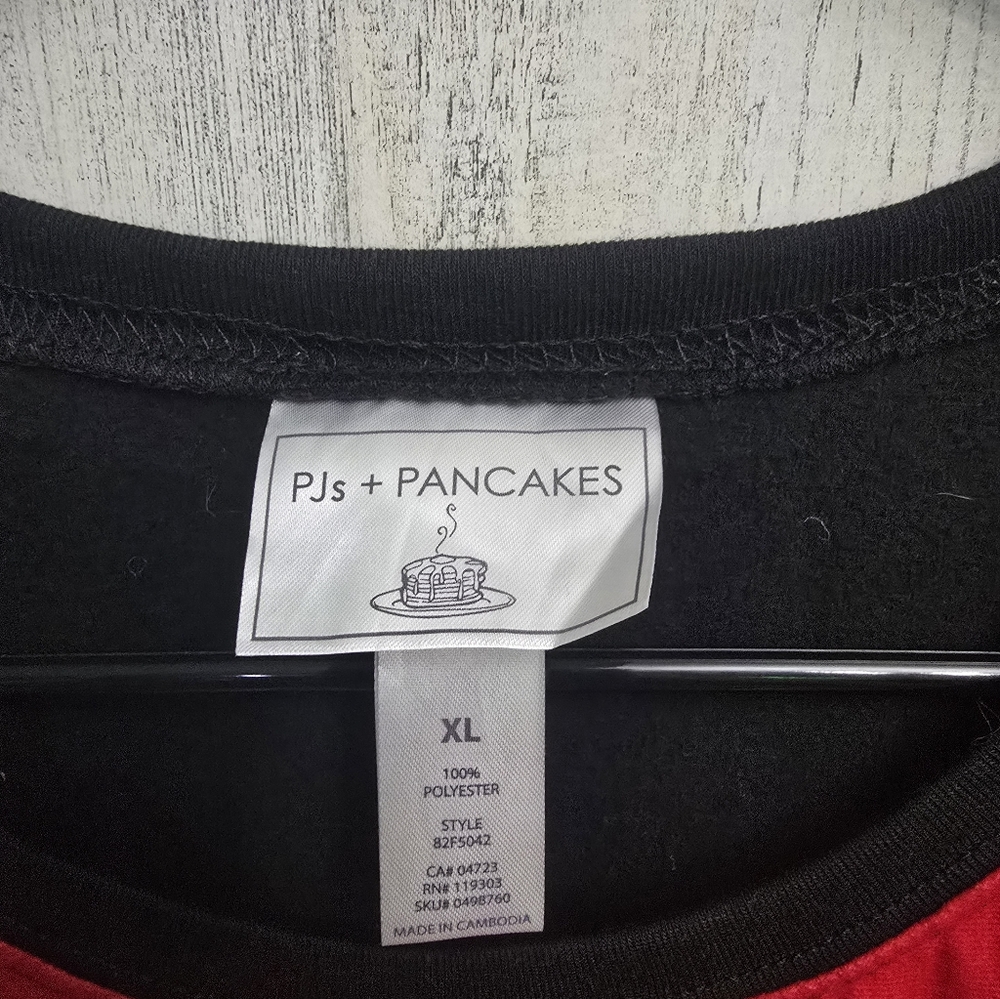 Pjs + Pancakes Cool Emoji Long Sleeve Pajama Shirt Womens Dize XL - Picture 3 of 5